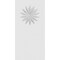 Ekena Millwork Standard Foster Flower Plinth Block With Square Edge, 3 1/2"W x 7"H x 1/2"P PBP035X070X050FOS09 - alternate 2